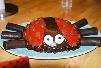 lady bug cake